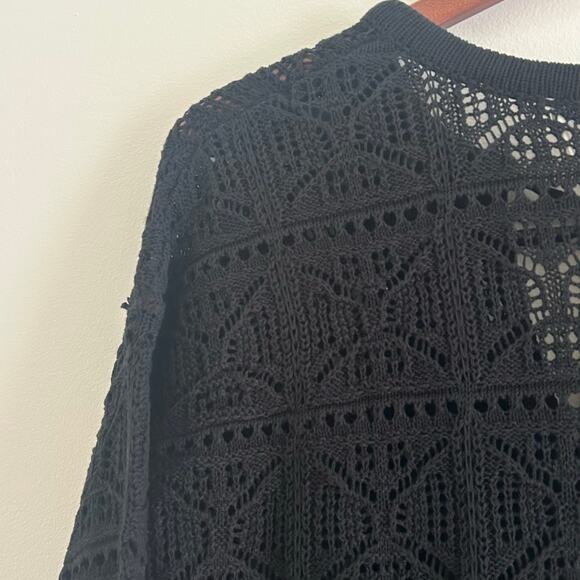 NWT Pomander Place Crochet Knit Cover Up Sz XS - Picture 8 of 10